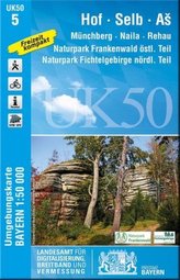 Topographische Karte Bayern Hof, Selb, As