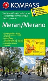 Kompass Stadtplan Meran/Merano