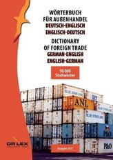 Wörterbuch für Außenhandel Deutsch-Englisch Englisch-Deutsch