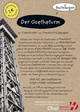 Der Goetheturm als Bastelbogen