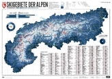 275 Skigebiete der Alpen, Planokarte