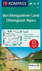 Kompass Karte Berchtesgadener Land, Chiemgauer Alpen