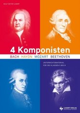 4 Komponisten, Heft m. 2 Audio-CDs