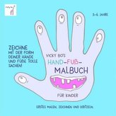 Vicky Bo's Hand-Fuß-Malbuch für Kinder