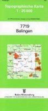 Topographische Karte Baden-Württemberg Balingen