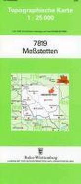 Topographische Karte Baden-Württemberg Meßstetten