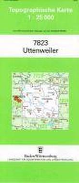 Topographische Karte Baden-Württemberg Uttenweiler