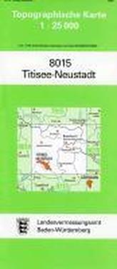 Topographische Karte Baden-Württemberg Titisee-Neustadt