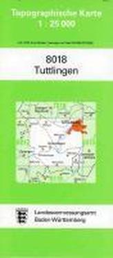 Topographische Karte Baden-Württemberg Tuttlingen
