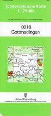 Topographische Karte Baden-Württemberg Gottmadingen