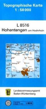 Topographische Karte Baden-Württemberg, Zivilmilitärische Ausgabe - Hohentengen am Hochrhein