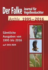 Der Falke, Journal für Vogelbeobachter, Archiv 1995-2016, 1 DVD-ROM