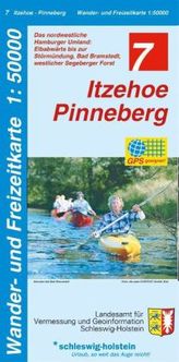 Wander- und Freizeitkarte Itzehoe, Pinneberg