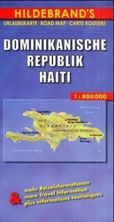 Hildebrand's Urlaubskarte Dominikanische Republik, Haiti. Dominican Republic Haiti