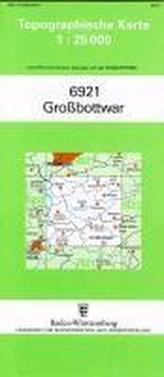 Topographische Karte Baden-Württemberg Großbottwar