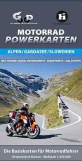 Motorrad Powerkarten Alpen / Gardasee / Slowenien