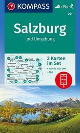 Kompass Karte Salzburg und Umgebung