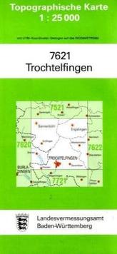 Topographische Karte Baden-Württemberg Trochtelfingen