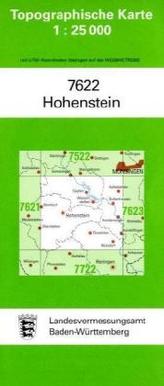 Topographische Karte Baden-Württemberg Hohenstein