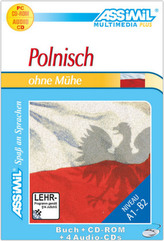 Assimil Polnisch ohne Mühe heute, Lehrbuch, 4 Audio-CDs u. 1 CD-ROM