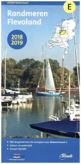 Wasserkarte E Randmeren, Flevoland Wasserkarte E Randmeren, Flevoland