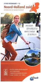 Radwanderkarte 13 Noord Holland zuid,Amsterdam & Kennemerland