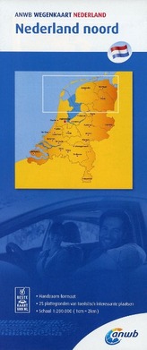 ANWB Wegenkaart Straßenkarte Nord Nederland
