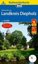 Radwanderkarte BVA Radwandern im Landkreis Diepholz mit Begleitheft 1:50.000, reiß- und wetterfest, GPS-Tracks Download