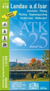 ATK25-K16 Landau a.d.Isar (Amtliche Topographische Karte 1:25000)