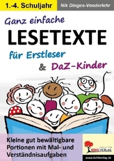 Ganz einfache Lesetexte für Erstleser & DaZ-Kinder