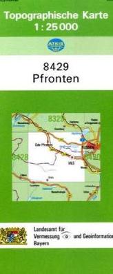 Topographische Karte Bayern Pfronten