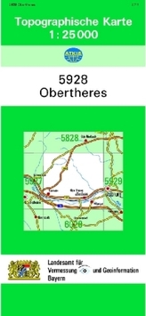 Topographische Karte Bayern Obertheres