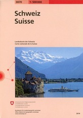 Landeskarte der Schweiz Schweiz. Suisse. Svizzera; Svizra