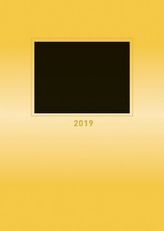 Foto-Bastelkalender A4 - gold 2019