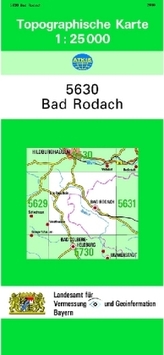 Topographische Karte Bayern Bad Rodach