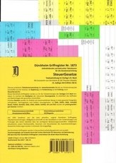 SteuerGesetze Griffregister Nr. 1873 (2018/192.EL)