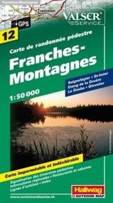 Hallwag Outdoor Map Franches-Montagnes