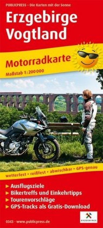PublicPress Motorradkarte Erzgebirge, Vogtland PublicPress Motorradkarte Erzgebirge, Vogtland