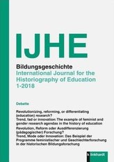 IJHE Bildungsgeschichte - International Journal for the Historiography of Education