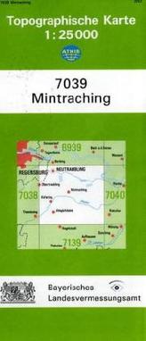 Topographische Karte Bayern Mintraching