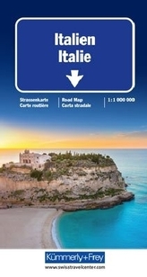 Kümmerly & Frey Karte Italien / Italie. Italy / Italia