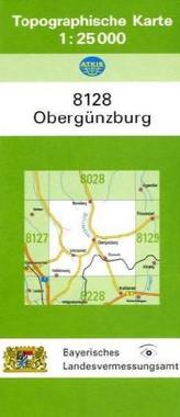 Topographische Karte Bayern Obergünzburg