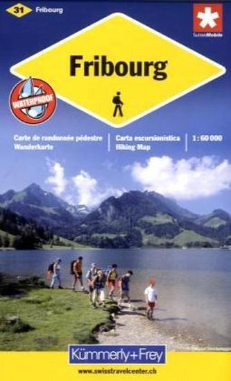 Kümmerly & Frey Karte Fribourg Kümmerly & Frey Karte Fribourg
