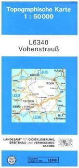 Topographische Karte Bayern Vohenstrauß