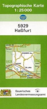 Topographische Karte Bayern Haßfurt