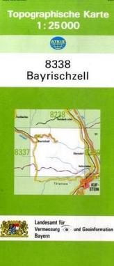 Topographische Karte Bayern Bayrischzell