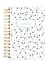 Hard Bound Journal: Small Pastel Dots - Hardcover-Notizbuch mit stabiler Ringbindung: Kleine pastellfarbene Punkte