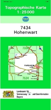 Topographische Karte Bayern Hohenwart