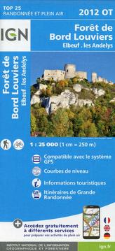 IGN Karte, Carte de randonnée (et plein air) Fôret de Bord-Louviers