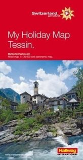 Hallwag Straßenkarte Tessin, Meine Ferienkarte. Tessin, My Holiday Map. Ticino, La mia carta delle vacanze; Ticino, ma carte des